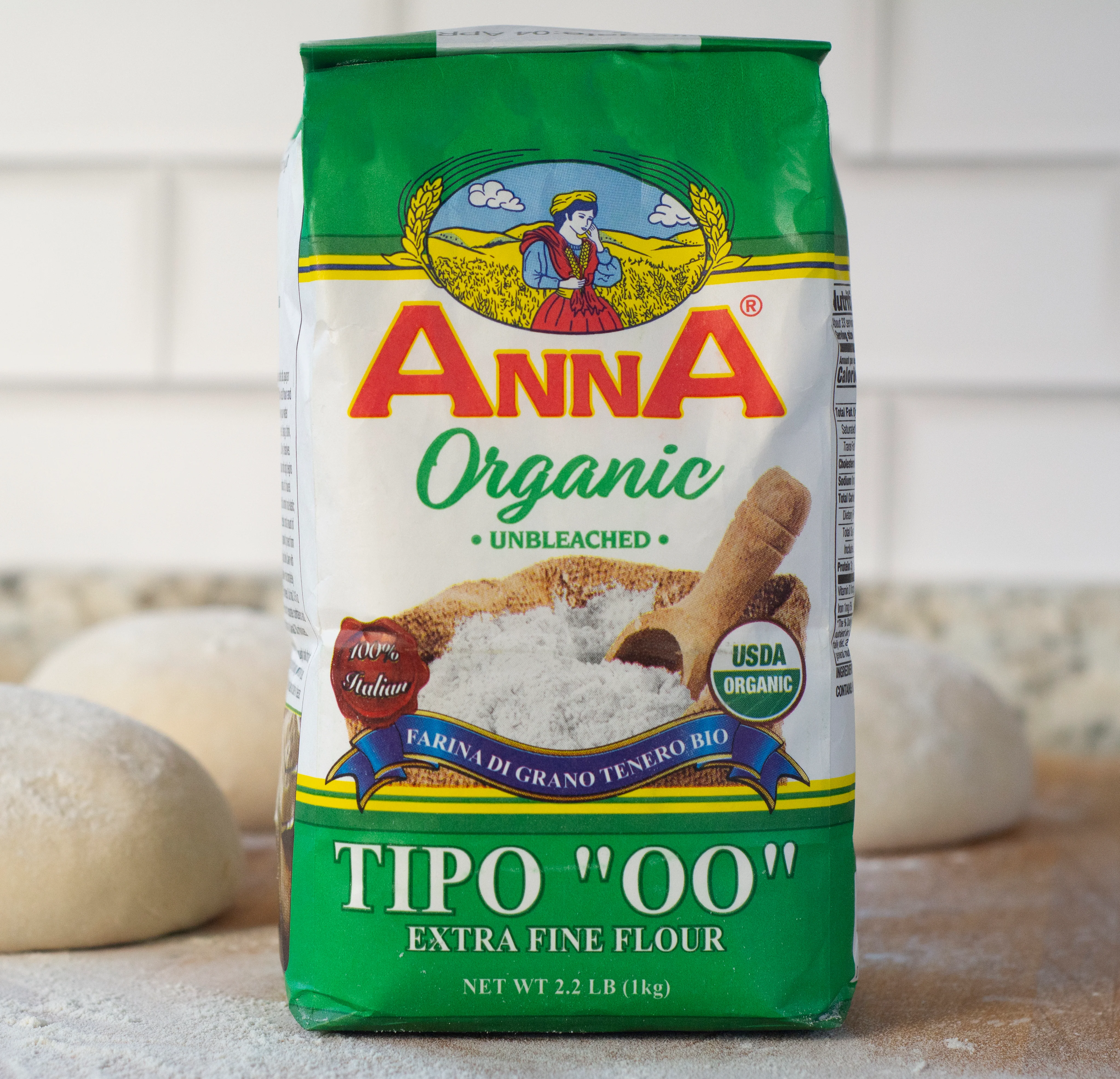 Anna Organic TIPO 00 Flour 1 KG - Image 3