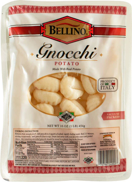 Bellino Potato Gnocchi 16 OZ