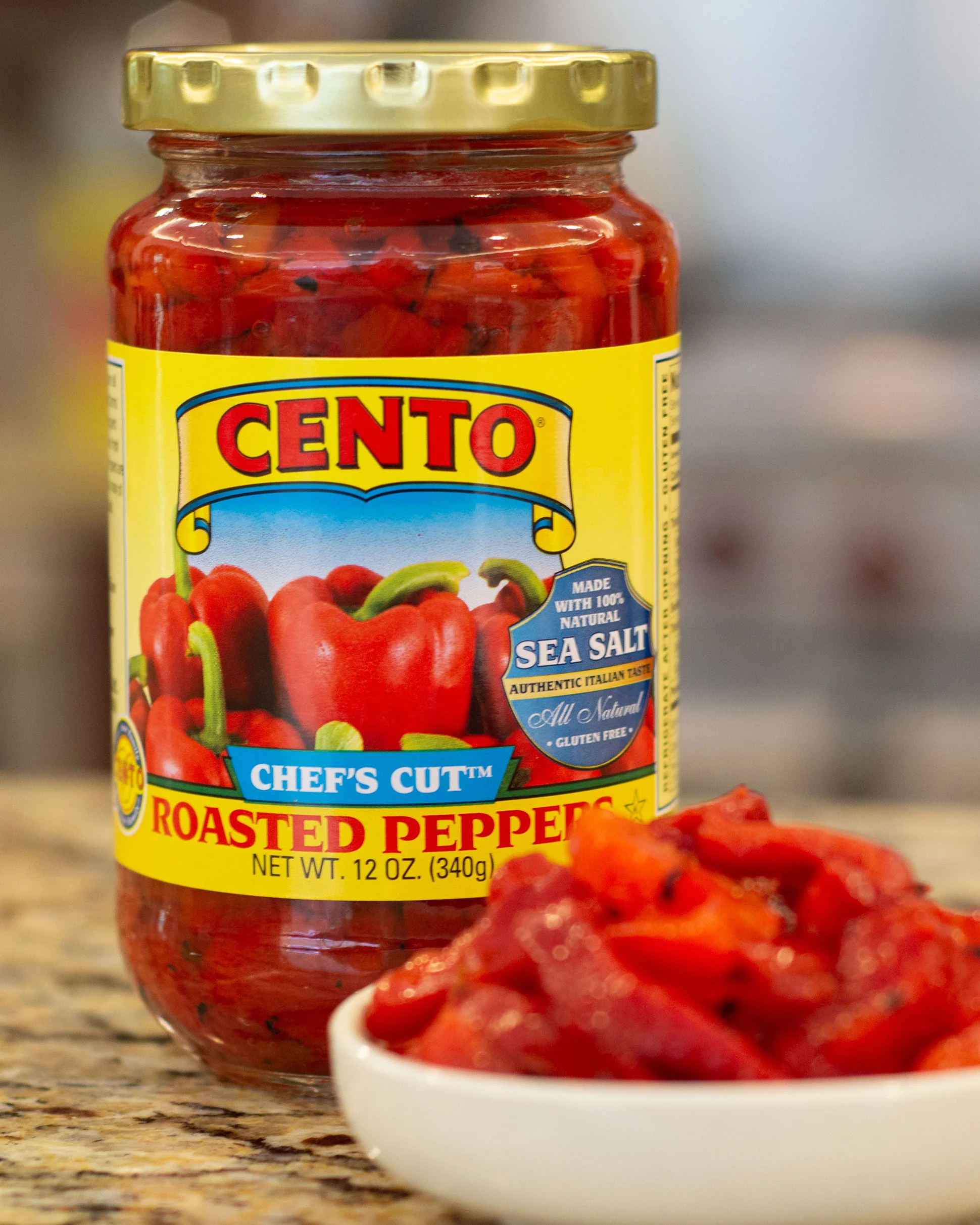 Cento Chef's Cut Roasted Peppers 12 OZ - Image 2