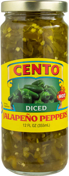 Cento Jalapeno Peppers Diced 12 FL OZ