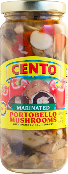 Cento Marinated Portobello Mushrooms with Roasted Red Peppers 12 OZ
