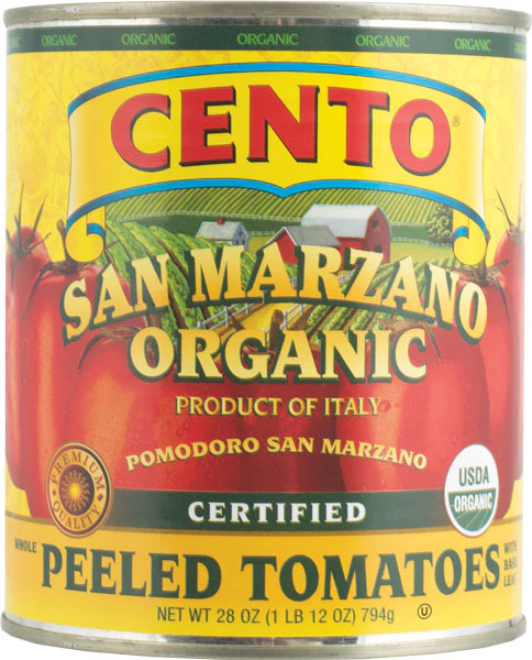 Cento Organic Certified San Marzano Tomatoes 28 OZ