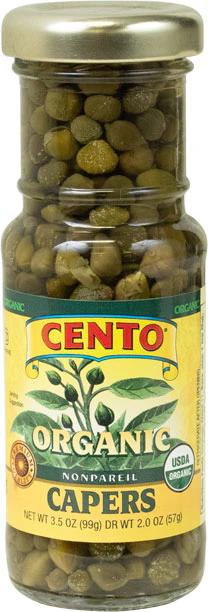 Cento Organic Capers Nonpareil 3.5 OZ