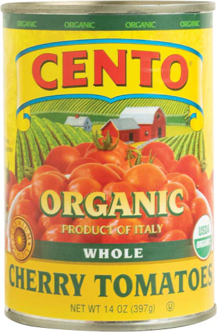 Cento Organic Whole Cherry Tomatoes 14 OZ