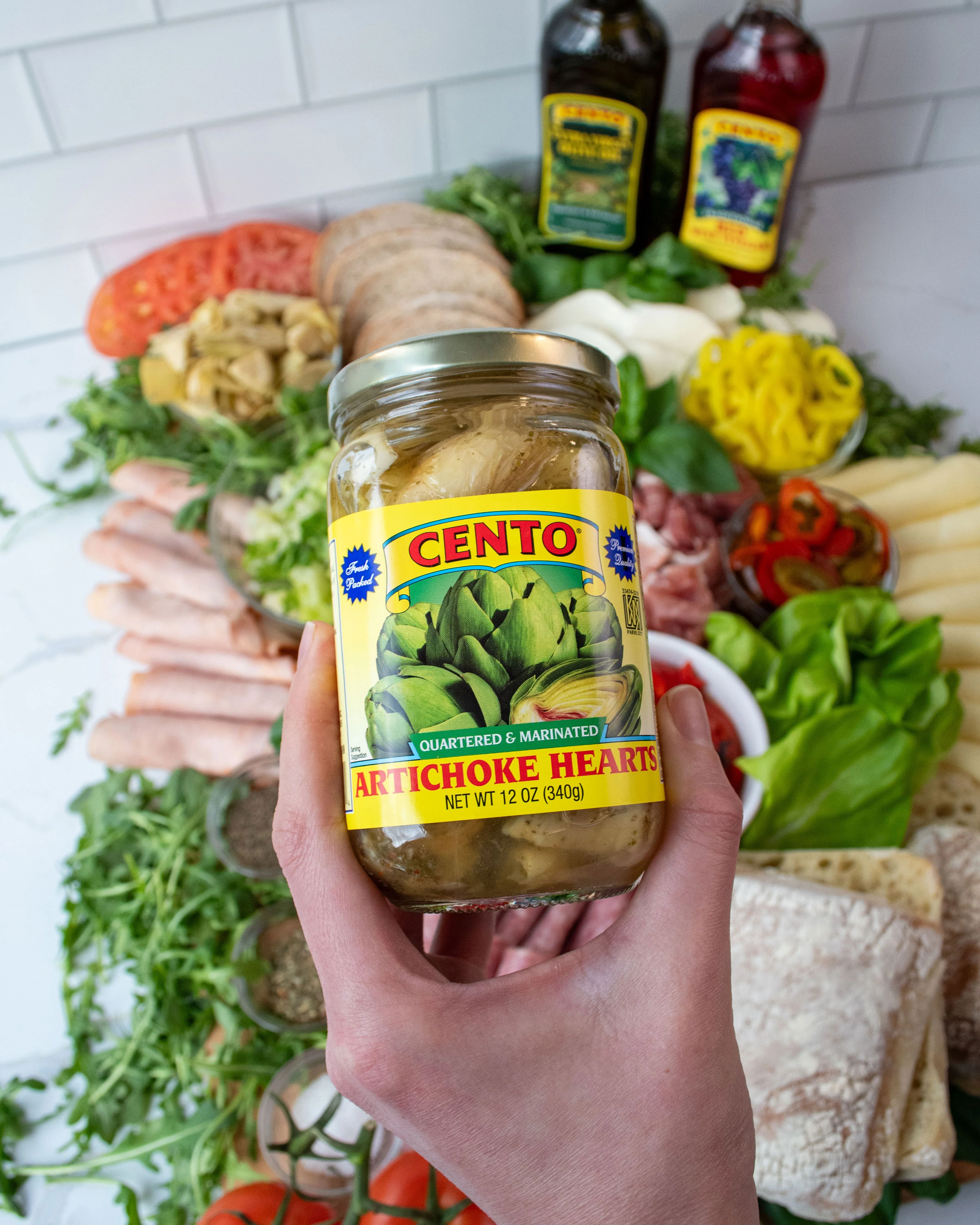 Cento Quartered & Marinated Artichoke Hearts 12 OZ - Image 3
