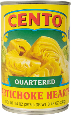 Cento Quartered Artichoke Hearts 14 OZ