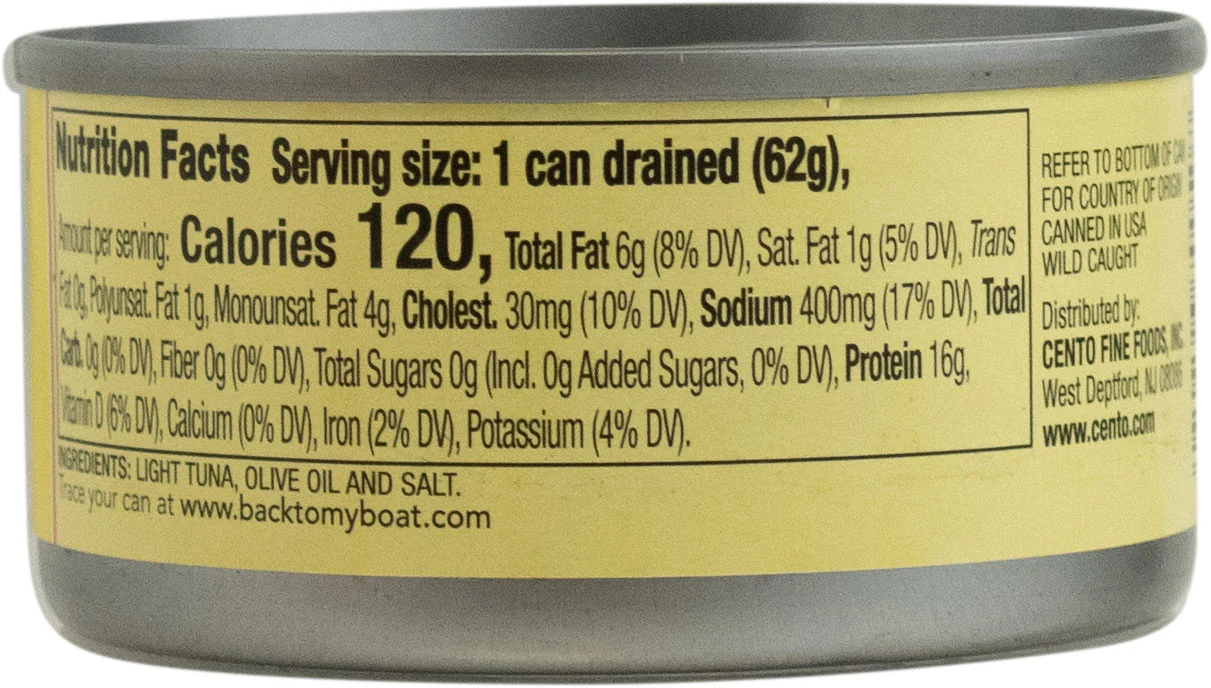 Cento Tuna Fish in Olive Oil 3 OZ - Image 2
