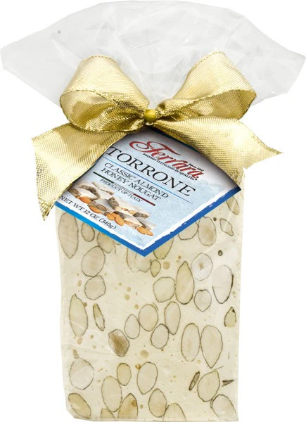 Ferrara Hard Torrone Gift Wrapped Block 12 OZ