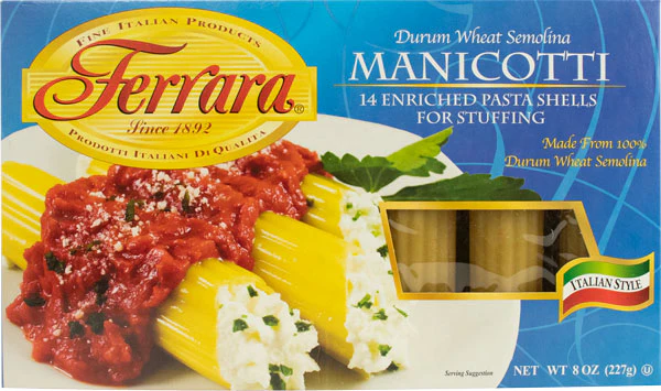 Ferrara Manicotti 8 OZ