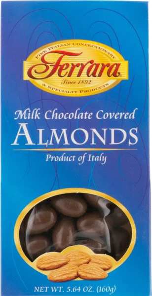 Ferrara Milk Chocolate Covered Almonds 5.64 OZ