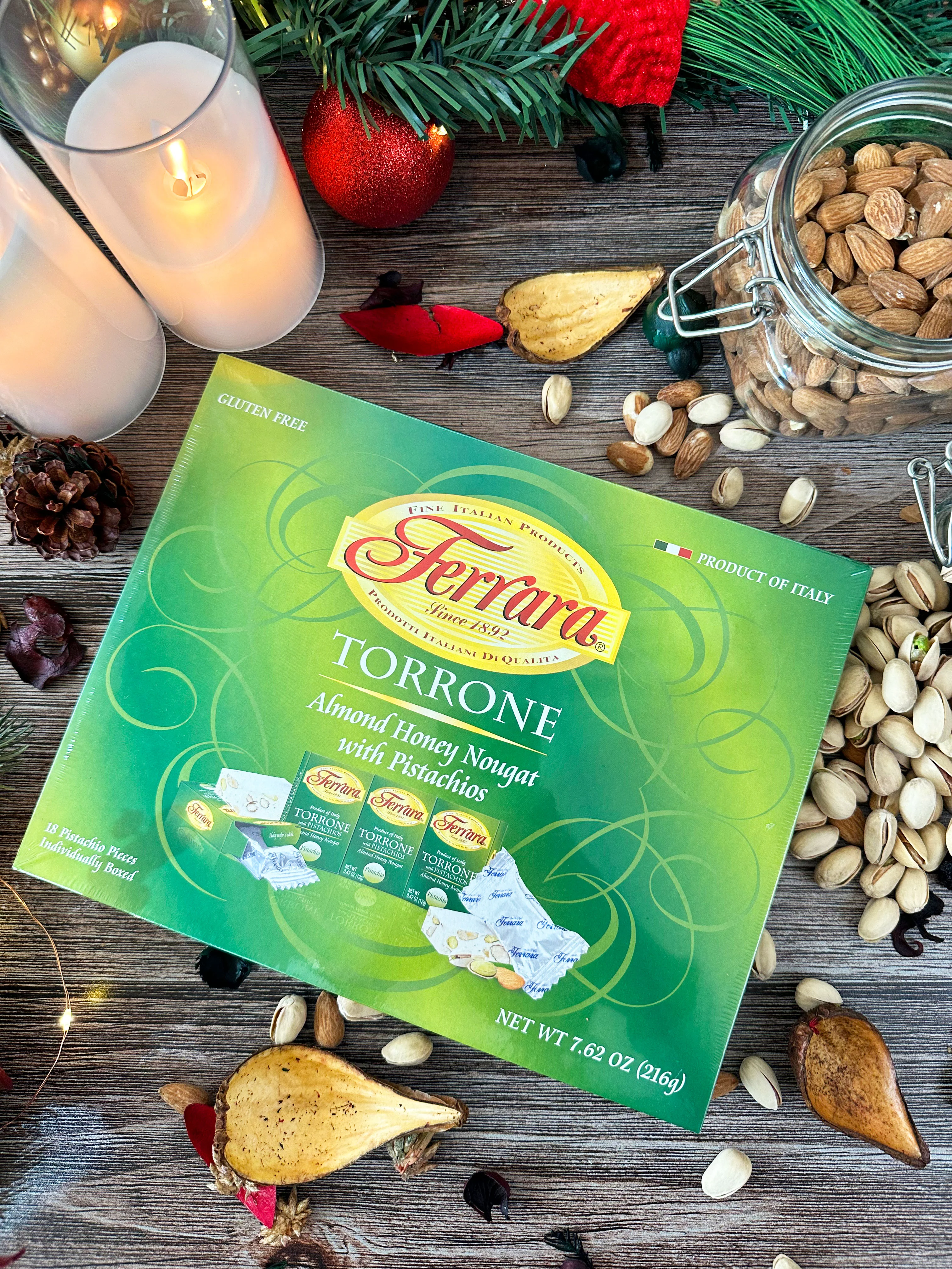 Ferrara Pistachio Torrone 18 PC - Image 2