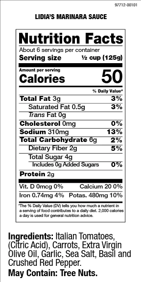 Lidia's Marinara Sauce 25 OZ - Image 2